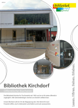 Flyer Bibliothek Kirchdorf / Erpfendorf 2023